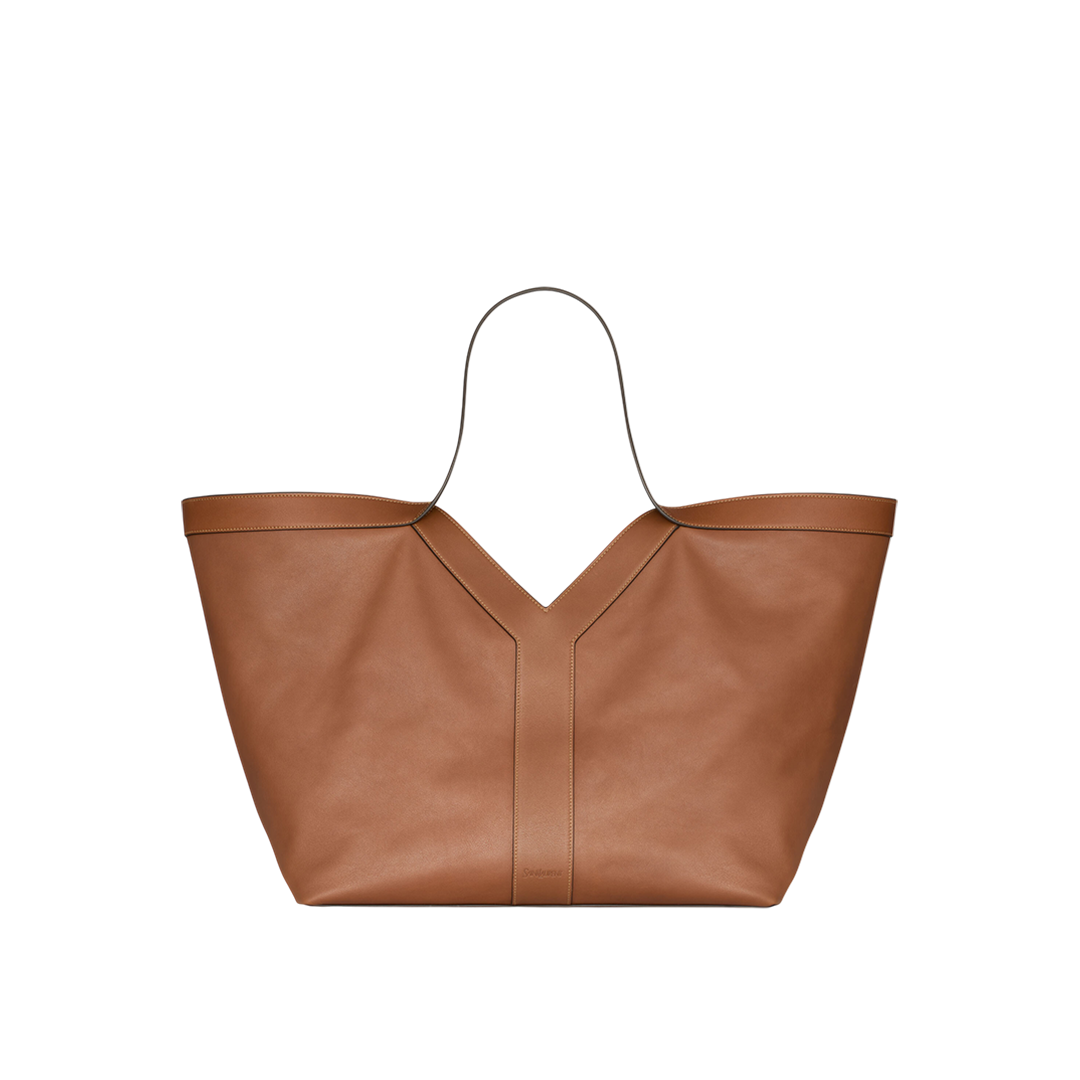 Y TOTE IN LEATHER