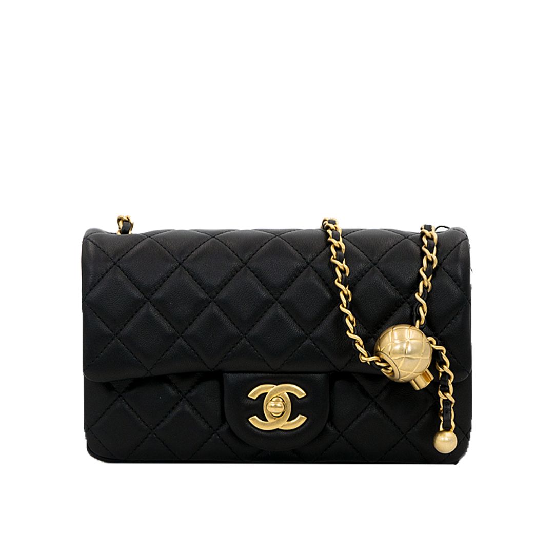 24K Golden Ball Classic Mini Flap