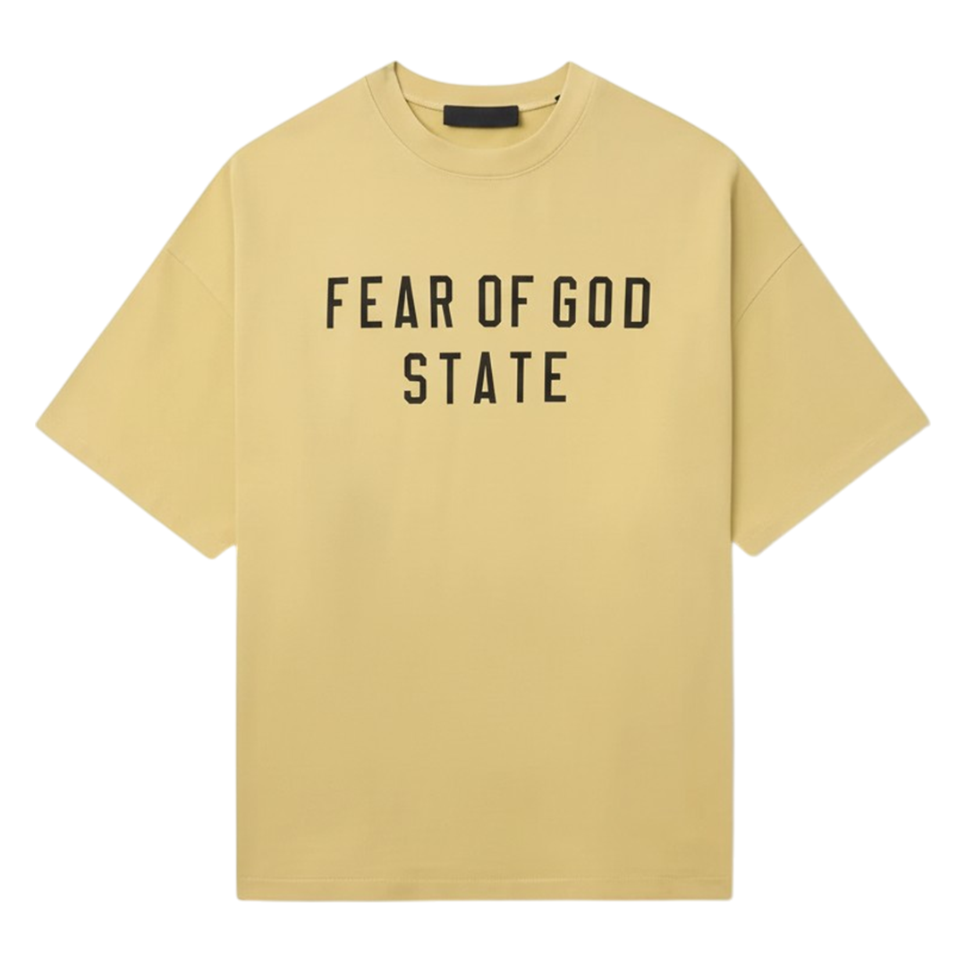 Essentials Heavy Crewneck Tee Amber (FW24)