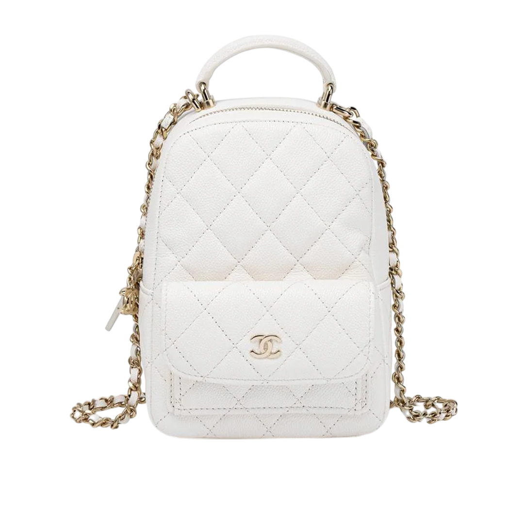 Grain Cow Leather Backpack Mini