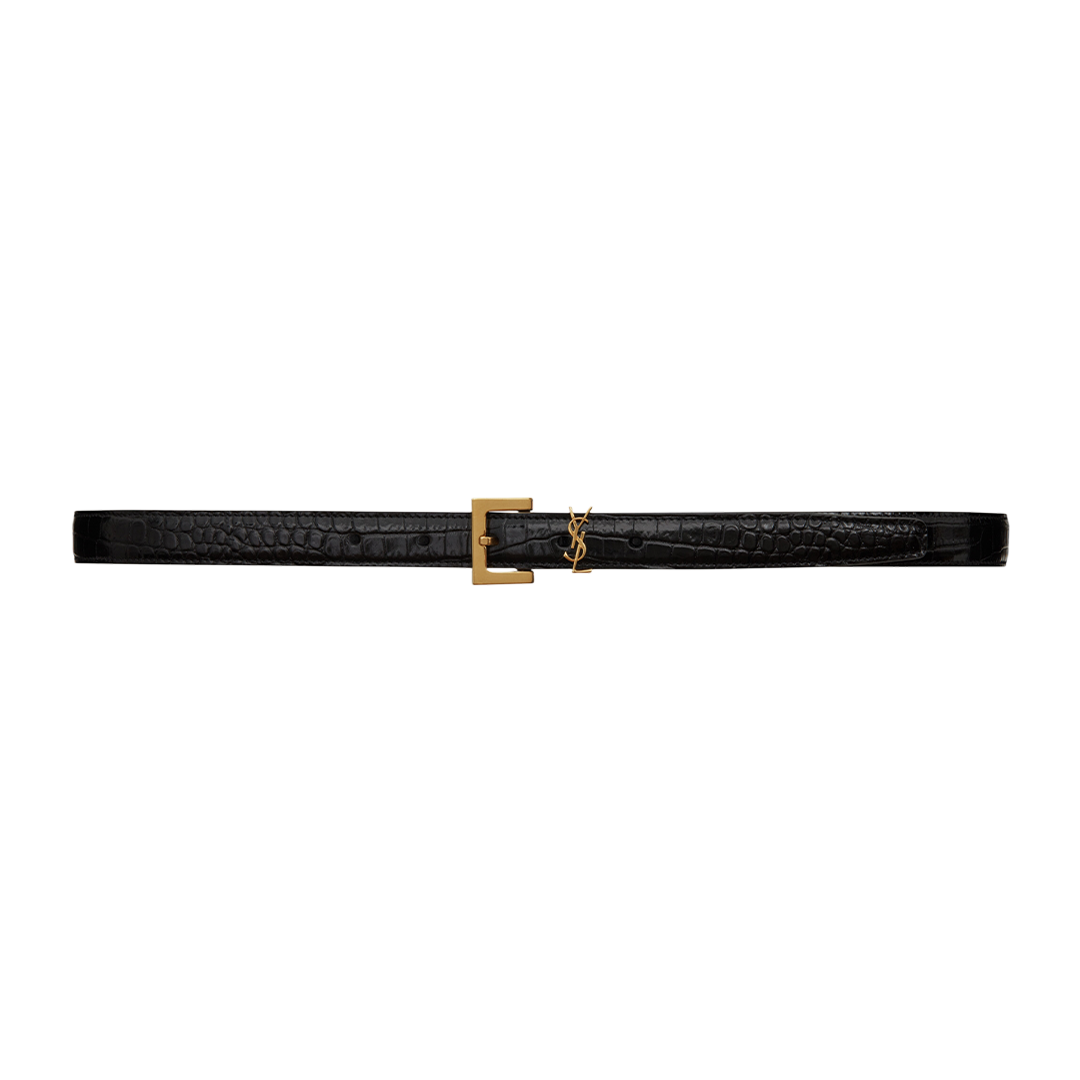 CASSANDRE THIN BELT with square buckle