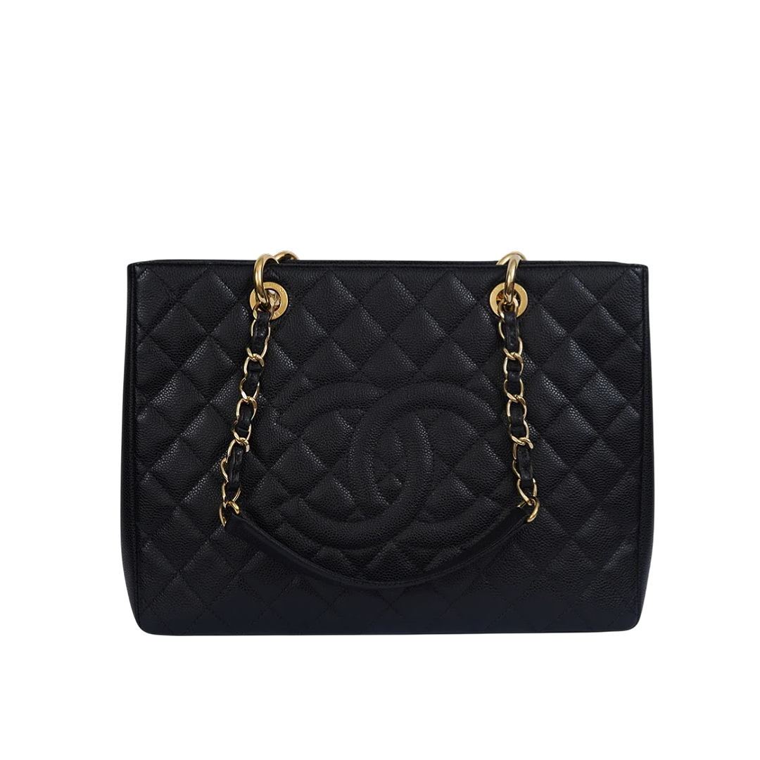 Grand Shopping Tote Large Caviar