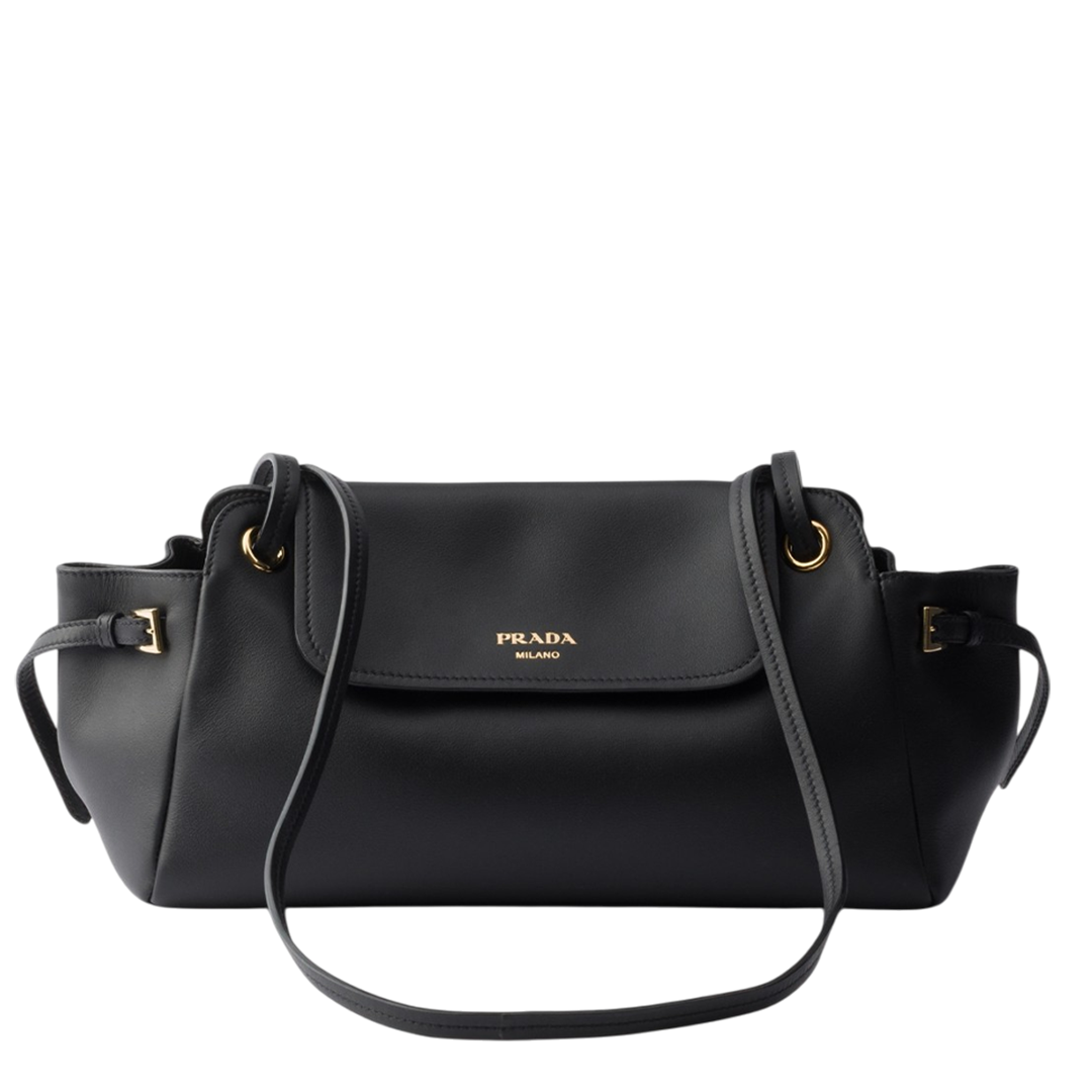 Carry medium leather shoulder bag