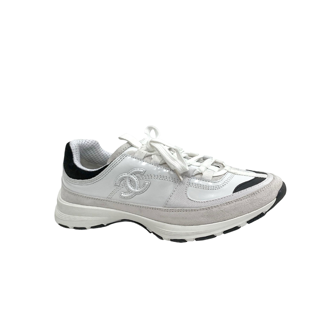 Women's CC Low-Top Sneakers Leather and Mesh
