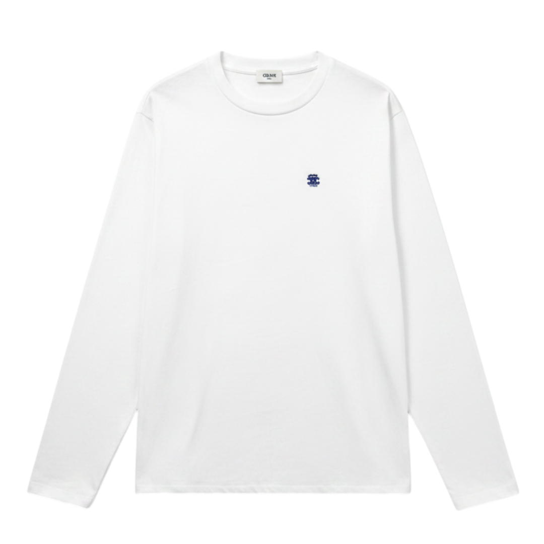 Long Sleeve T-Shirt in Cotton Jersey with Triomphe Embroidery