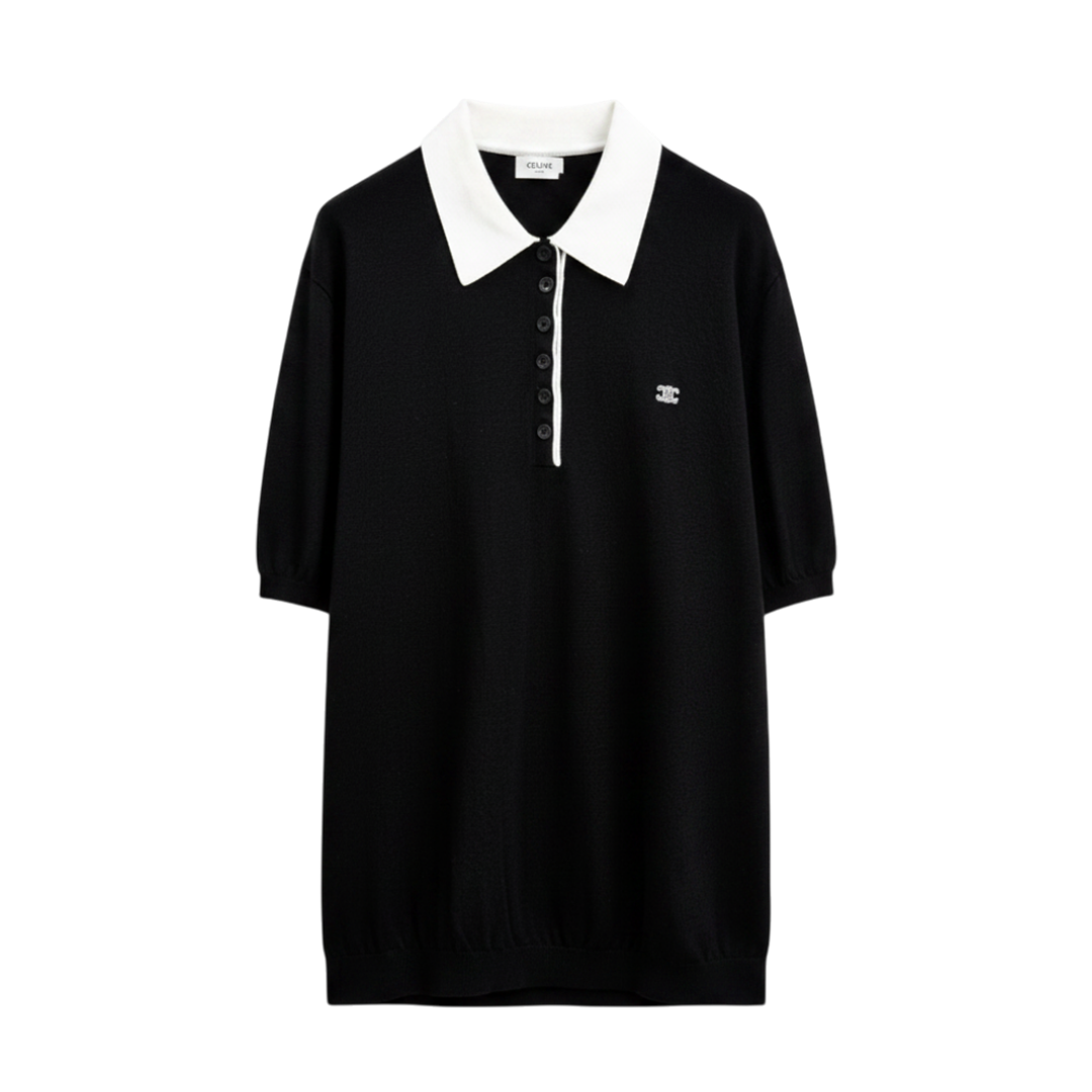 Loose Polo in Silk and Cotton
