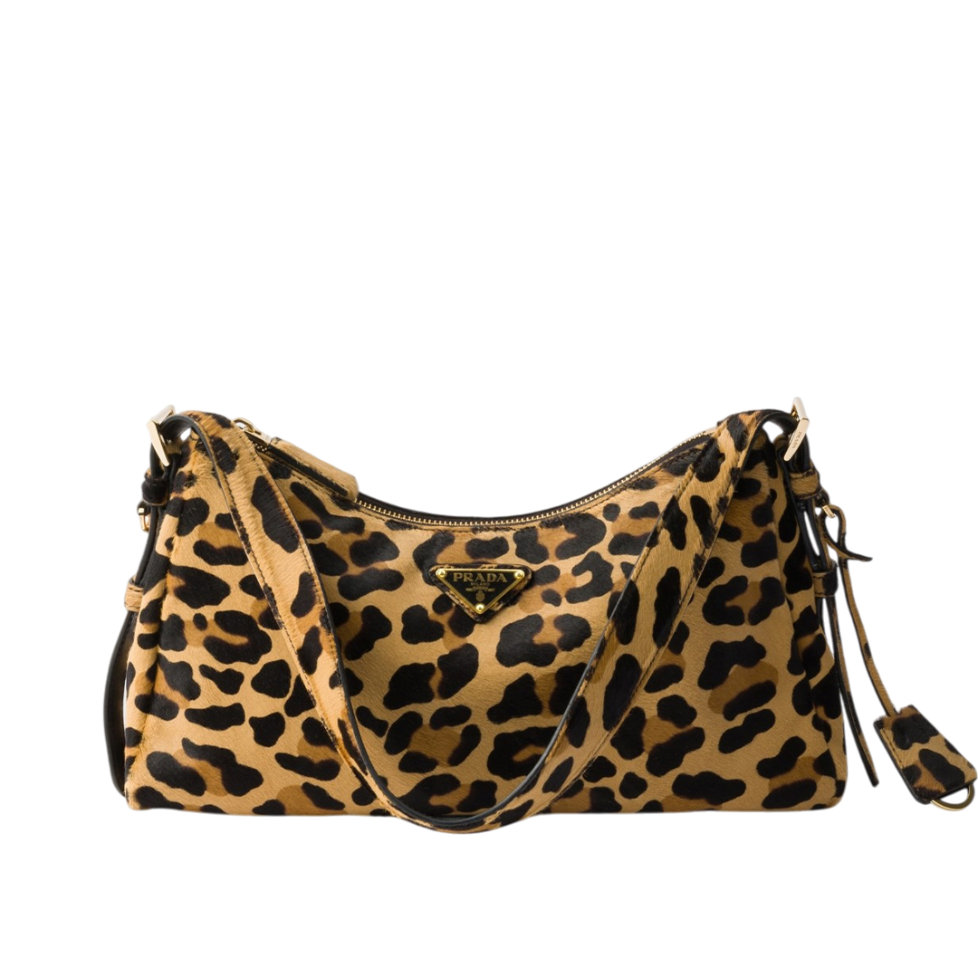 Prada Aimèe medium printed leather shoulder bag