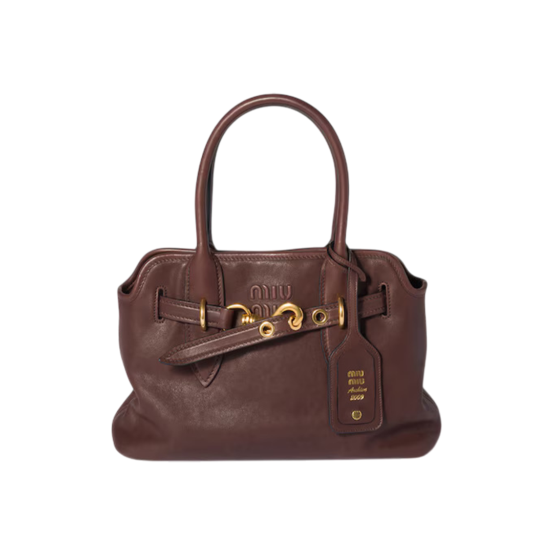 Miu Miu Aventure Napa leather bag