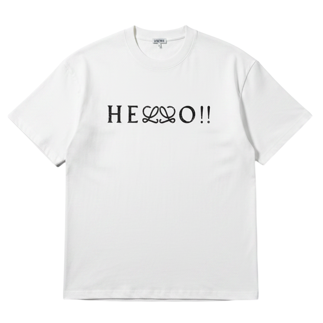 Printed cotton T-shirt