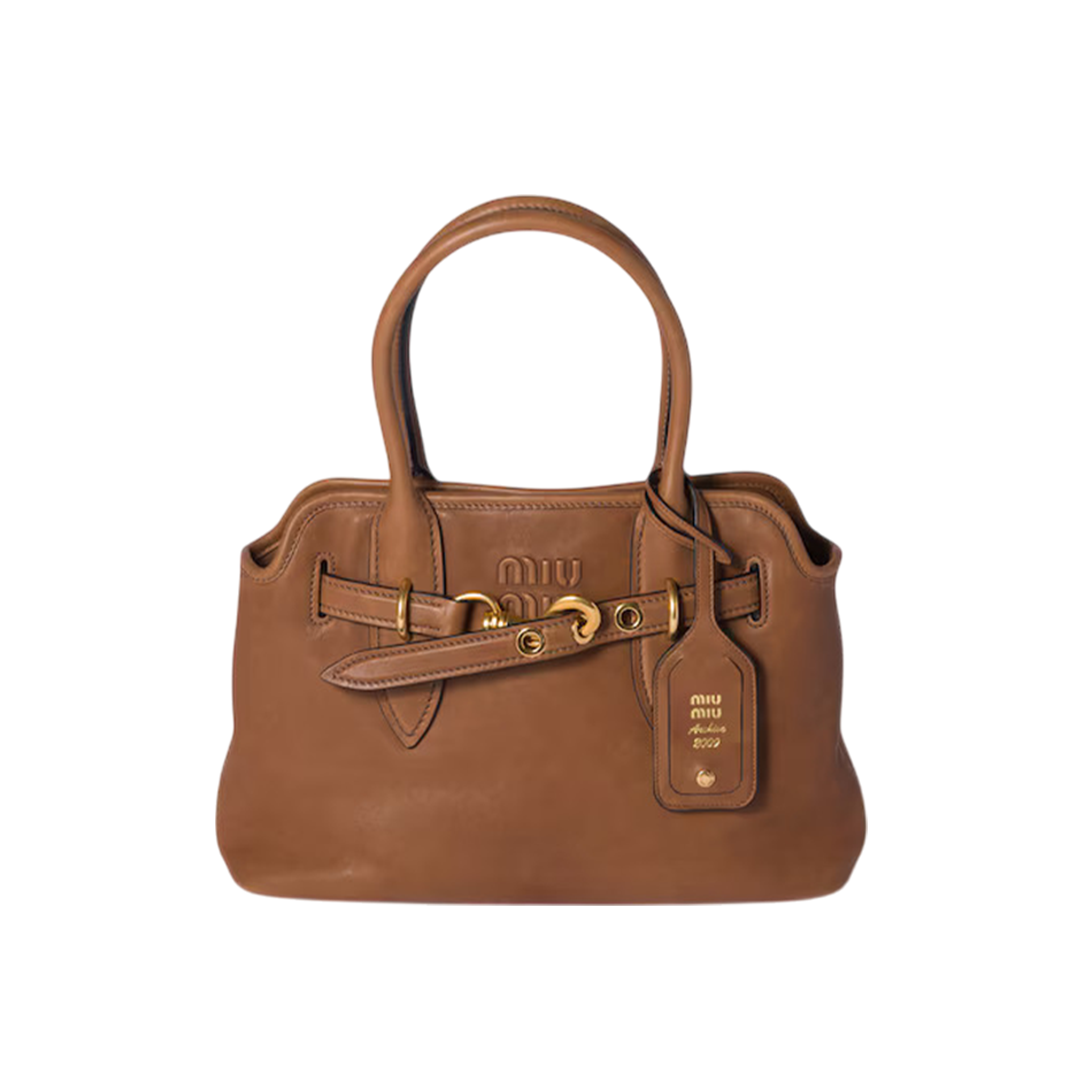 Miu Miu Aventure Napa leather bag
