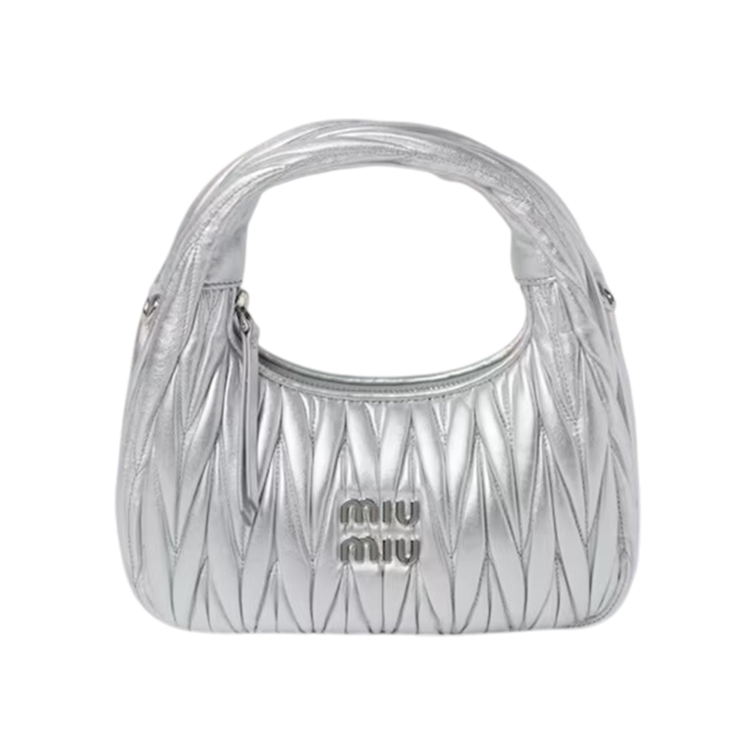 Small Wander quilted nappa leather hobo bag