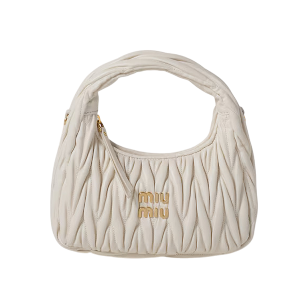 Small Wander quilted nappa leather hobo bag