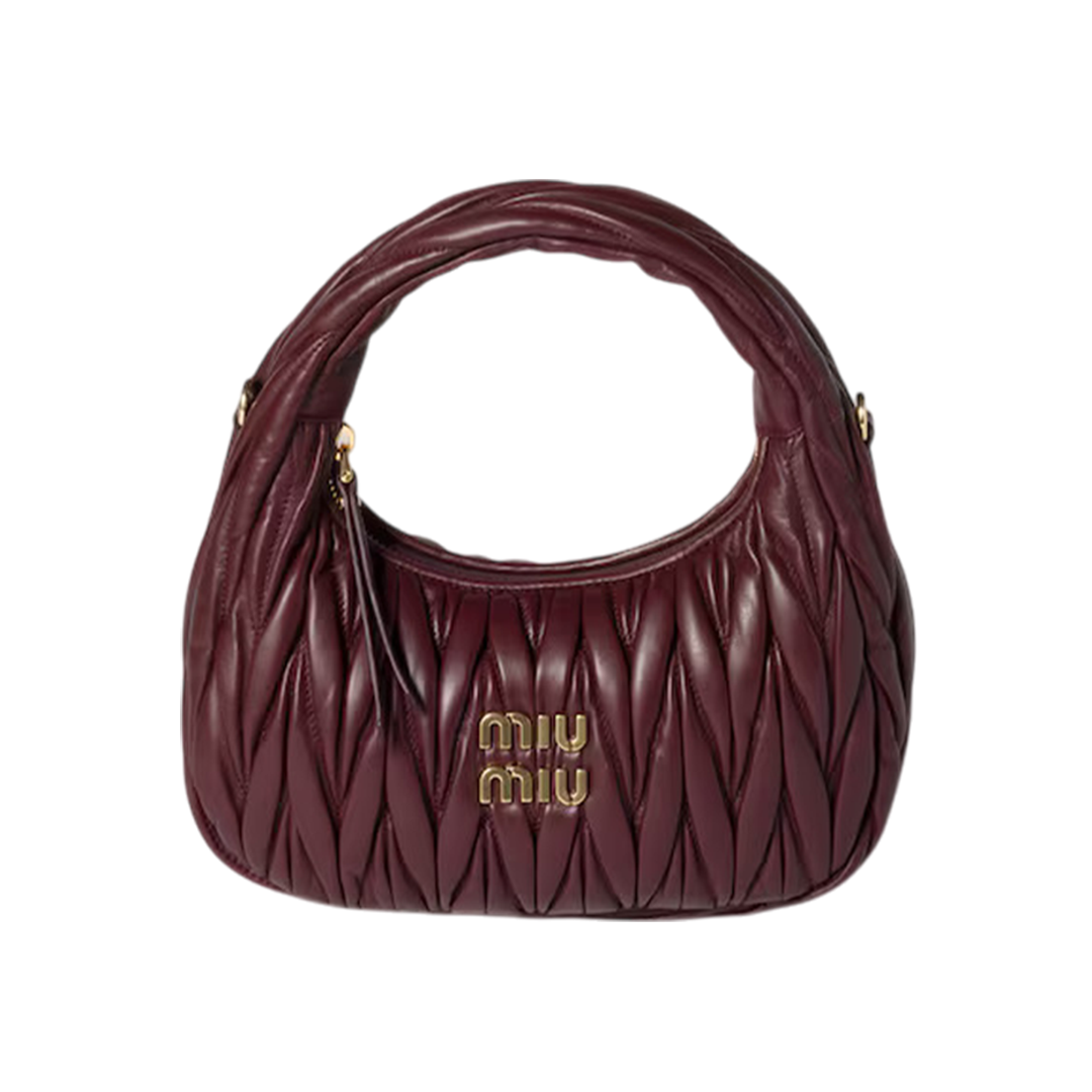 Small Wander quilted nappa leather hobo bag