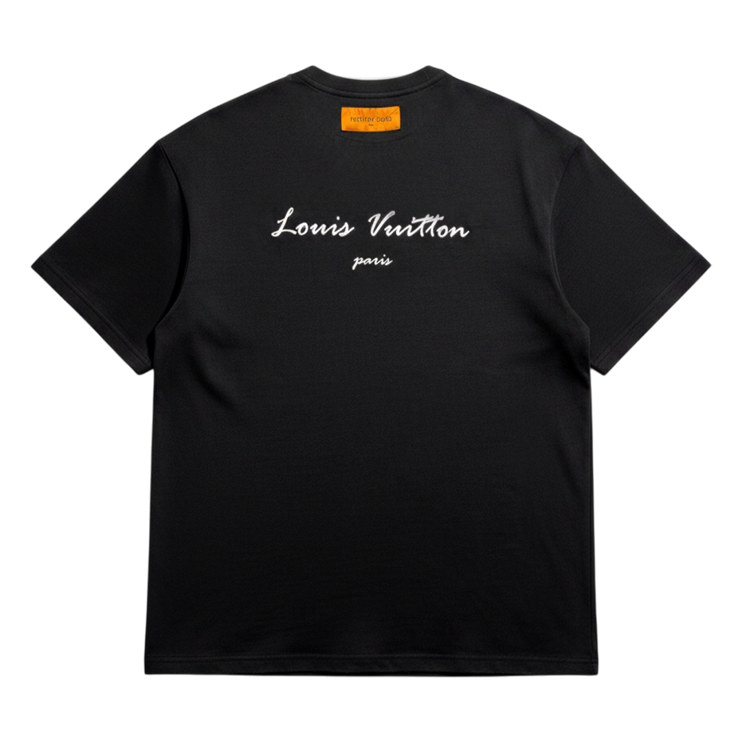 Foam Print Crew Neck