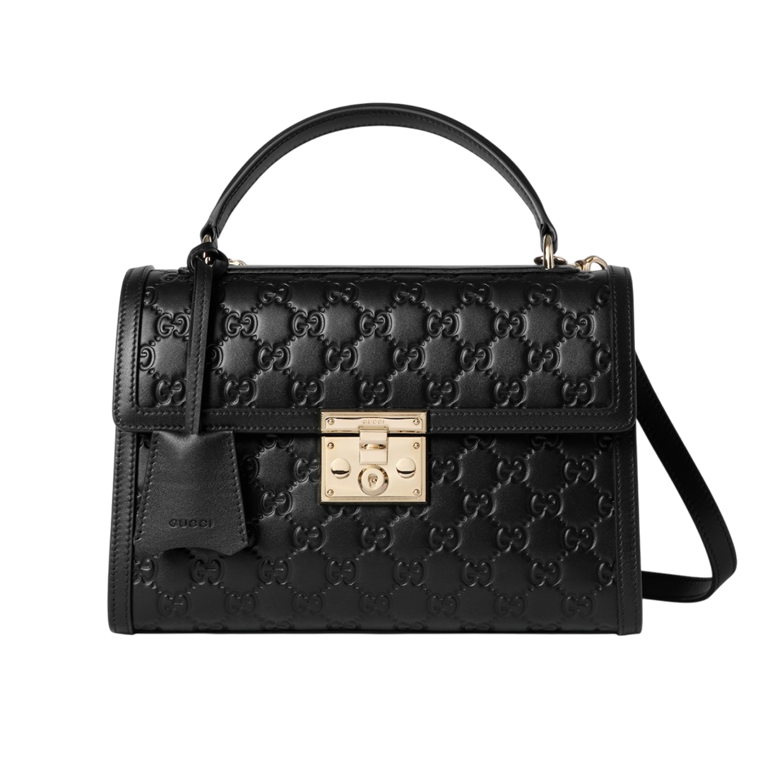 Padlock medium top handle bag