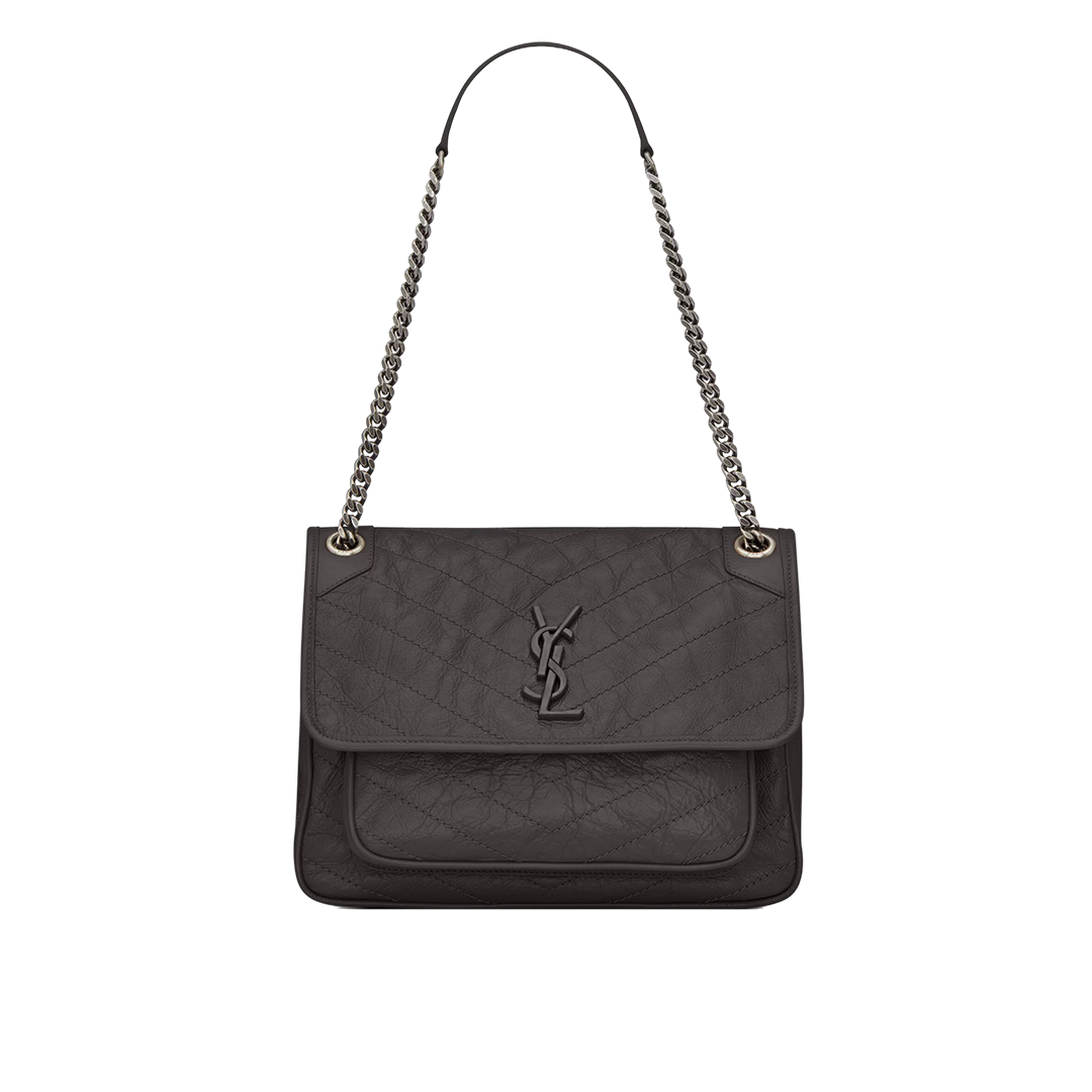 Vintage leather material NIKI medium