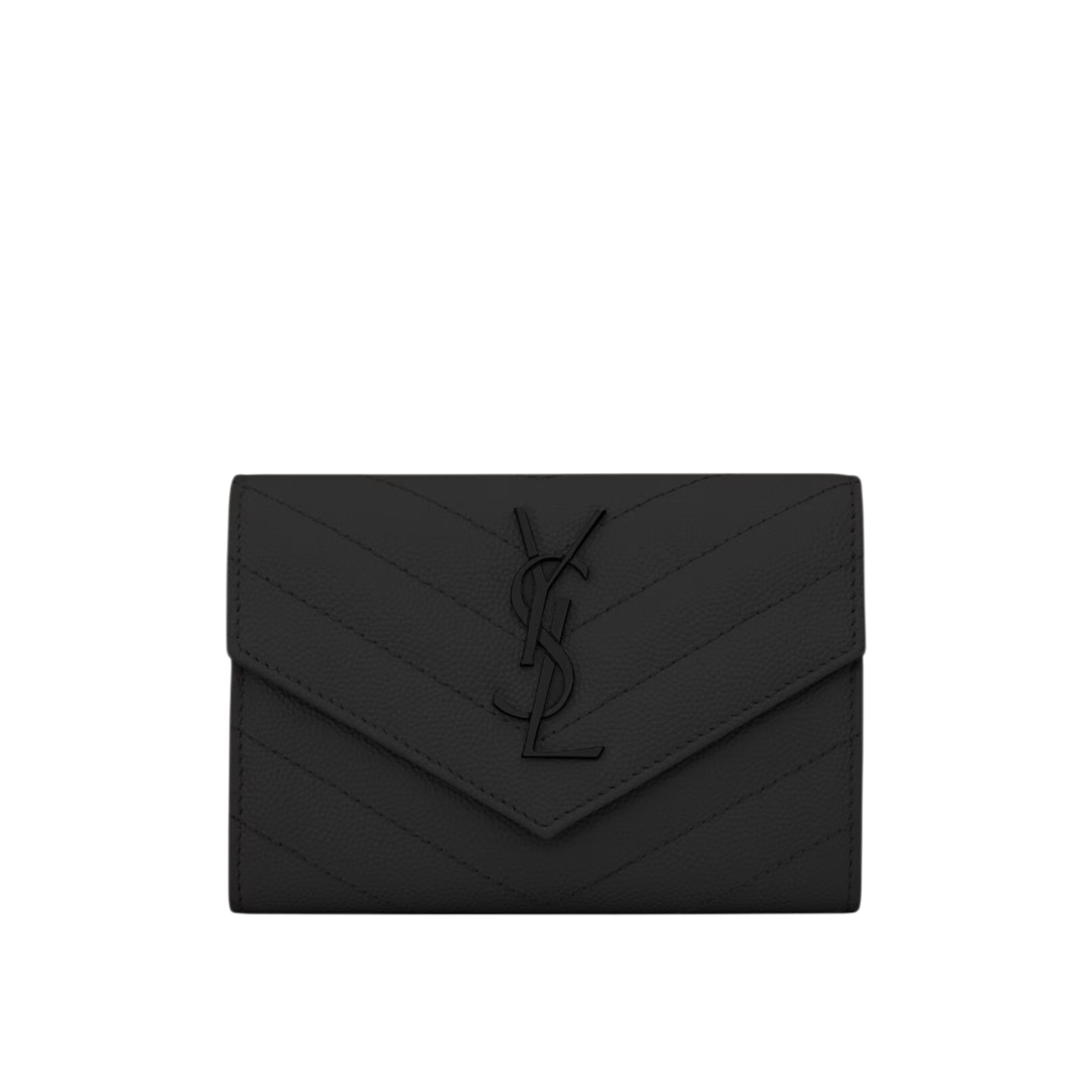 CASSANDRE MATELASSÉ small envelope wallet in grain de poudre leather