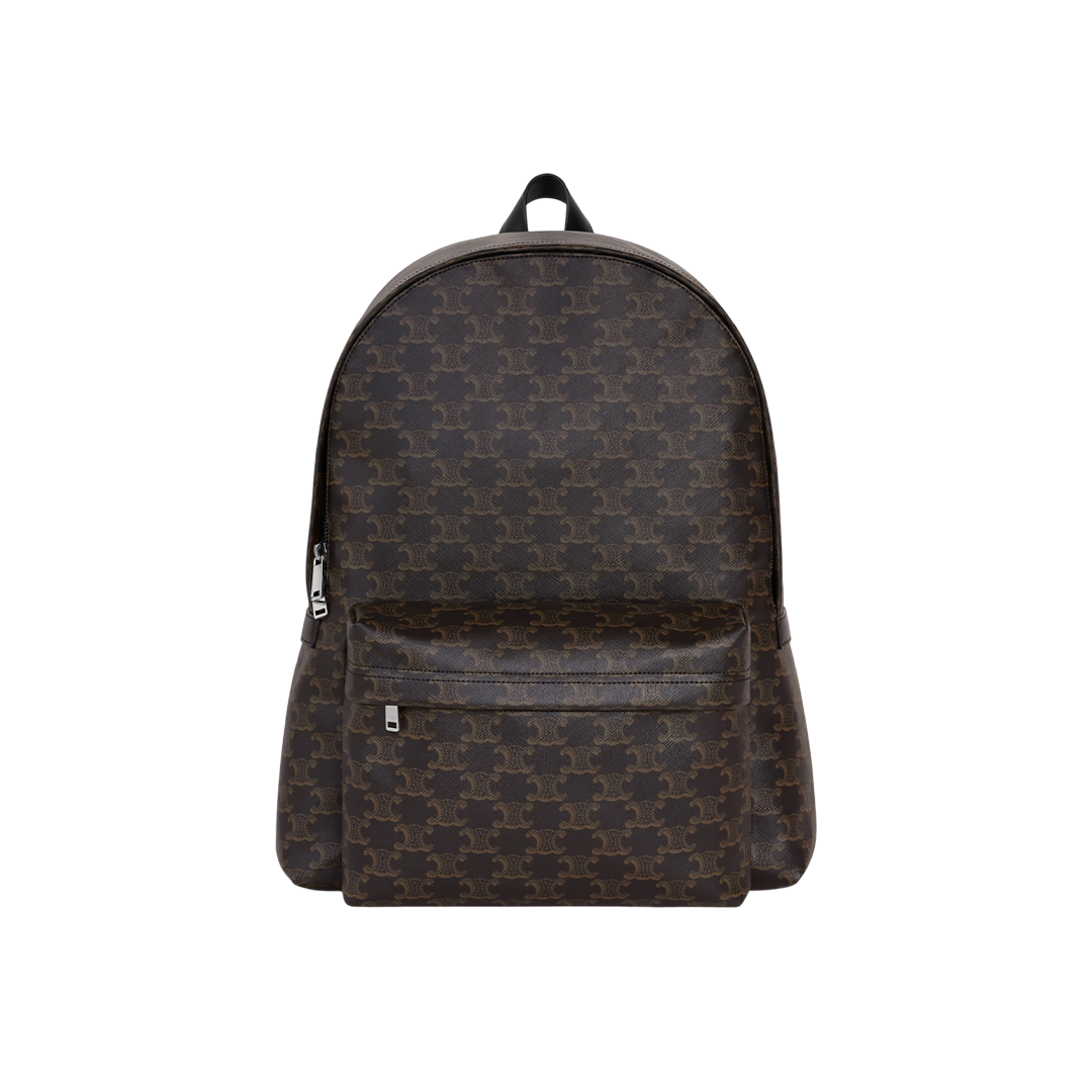 Medium Backpack IN Triomphe Canvas and Calfskin