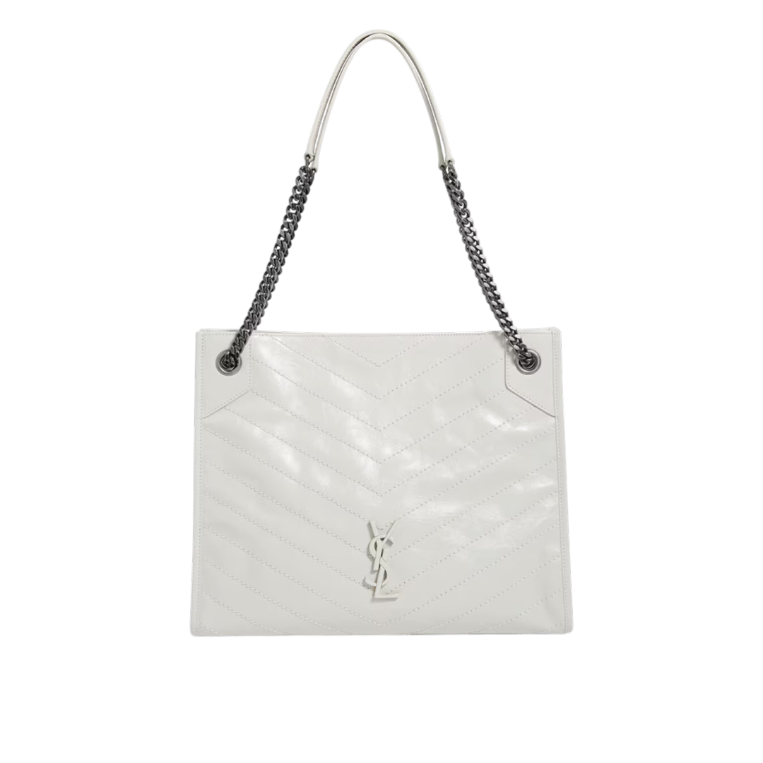 Vintage leather NIKI shopping bag