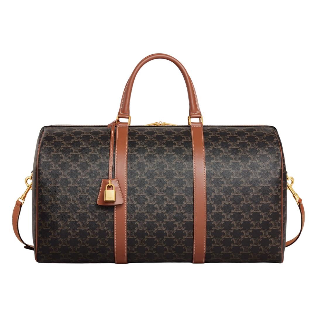 Medium Travel Bag IN Triomphe Canvas and calfskin