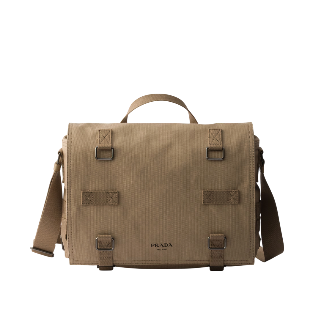 Canvas shoulder bag