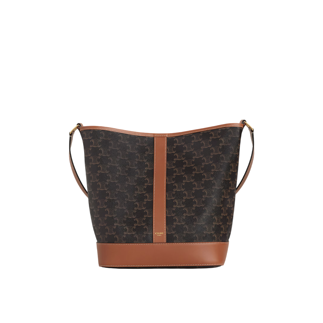 Medium Triomphe Canvas And Calfskin