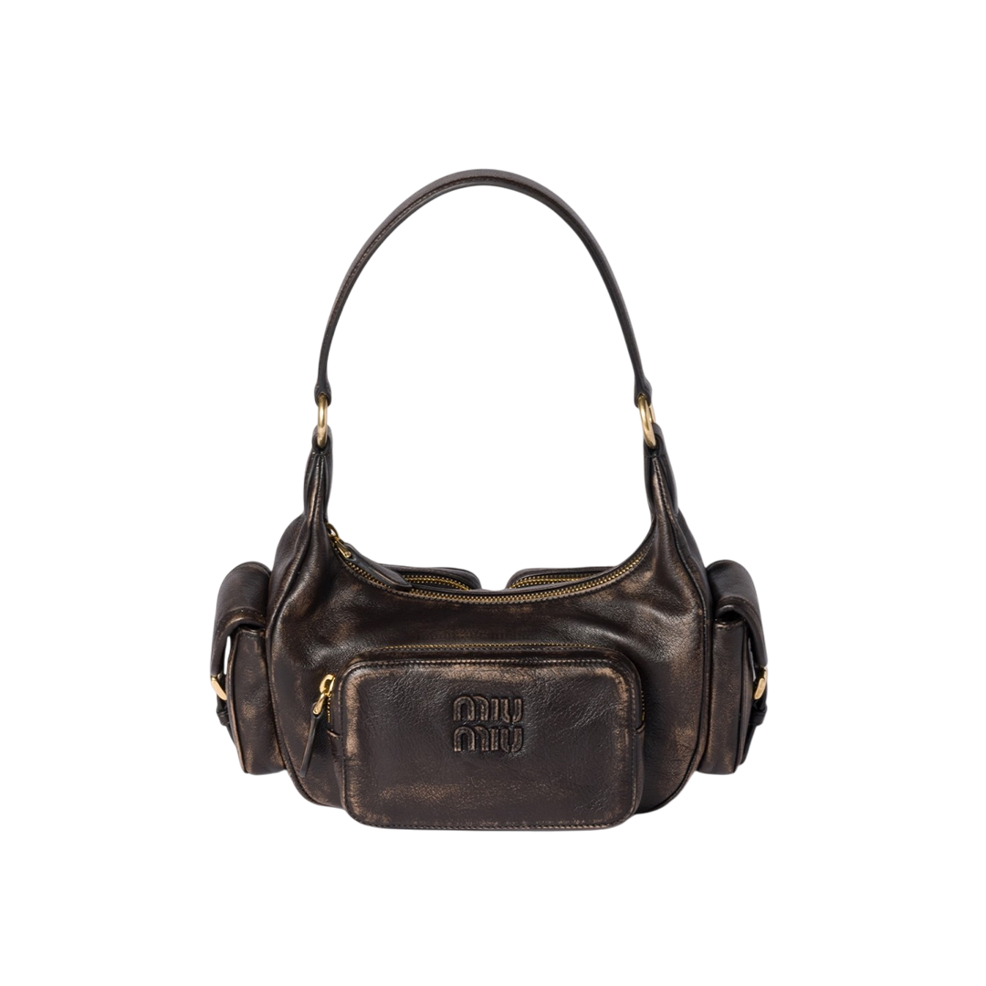 Pocket nappa leather bag