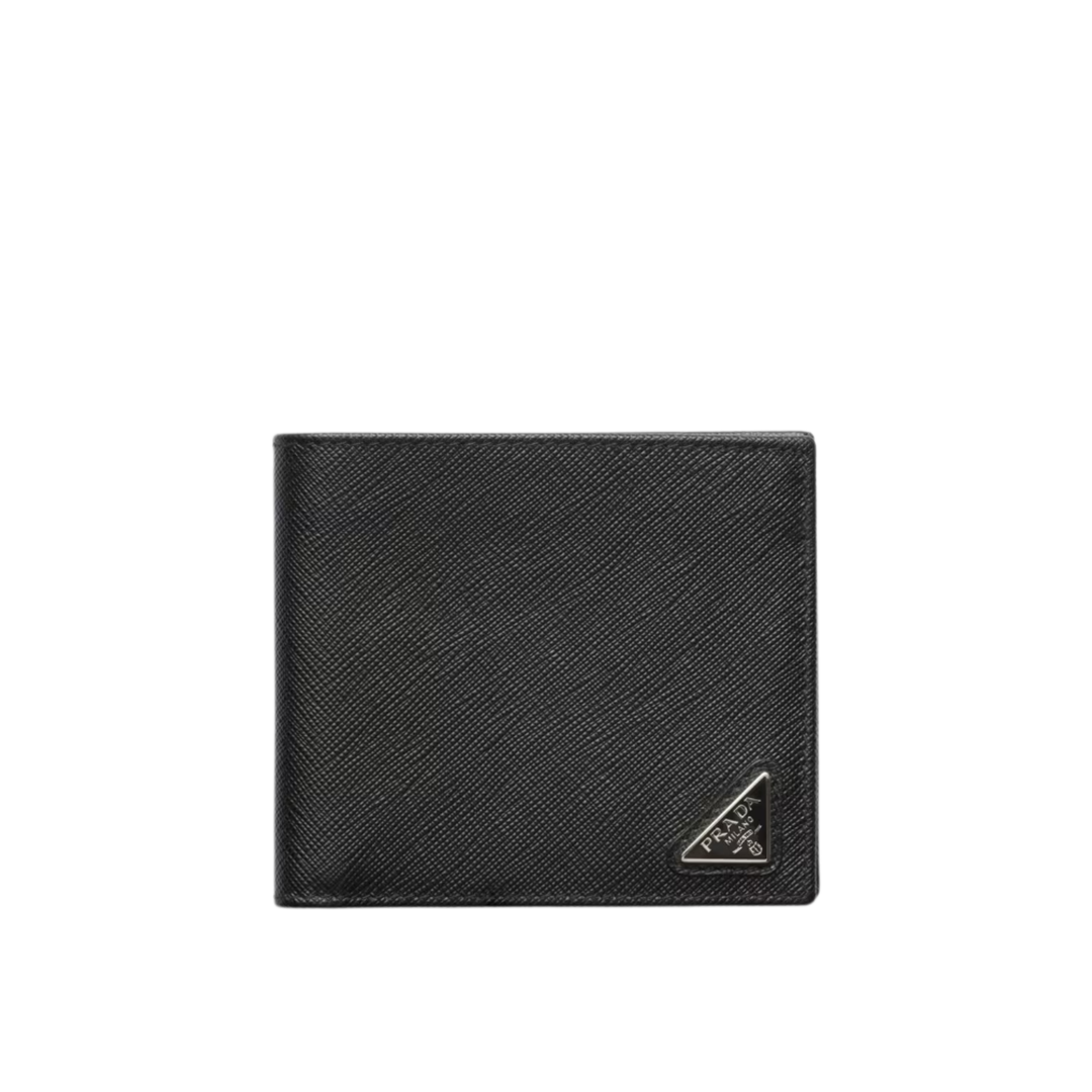 Saffiano leather card holder